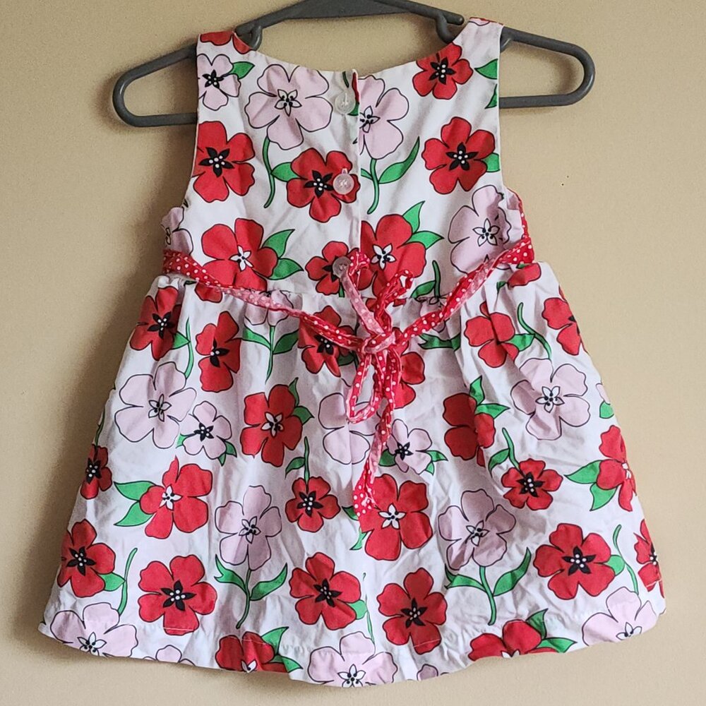 Park Bench Kids - Toddler Girls Floral Dress Size 18 Months - Picture 3 of 6
